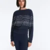 Soft Touch-Sweatshirt mit Matrosenstreifen aus Modal
