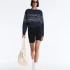 Soft Touch-Sweatshirt mit Matrosenstreifen aus Modal