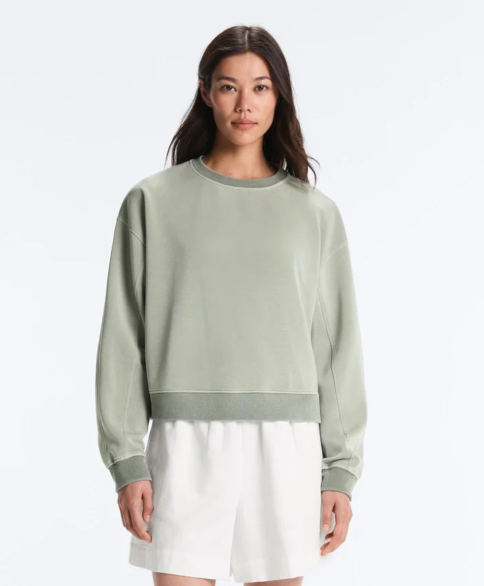 Soft Touch-Sweatshirt mit Rundhalsausschnitt und Modal Soft Touch-Sweatshirt mit Rundhalsausschnitt und Modal