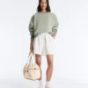Soft Touch-Sweatshirt mit Rundhalsausschnitt und Modal Soft Touch-Sweatshirt mit Rundhalsausschnitt und Modal