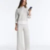 Strickhose mit geradem Schnitt Strickhose mit geradem Schnitt