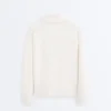 Strickjacke mit hohem Kragen Strickjacke mit hohem Kragen