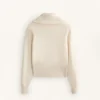 Strickjacke mit kontrastierendem Reißverschluss Strickjacke mit kontrastierendem Reißverschluss
