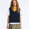 Strickweste mit V-Ausschnitt Strickweste mit V-Ausschnitt
