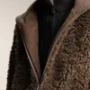 Strukturierte Lammfelljacke Strukturierte Lammfelljacke