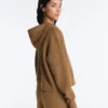 Strukturierte Strickjacke mit Kapuze Strukturierte Strickjacke mit Kapuze