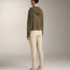 Strukturierte Strickjacke mit Kapuze Strukturierte Strickjacke mit Kapuze