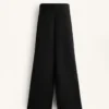 Super-High-Rise-Flare-Hose aus gebürstetem Modal Super-High-Rise-Flare-Hose aus gebürstetem Modal