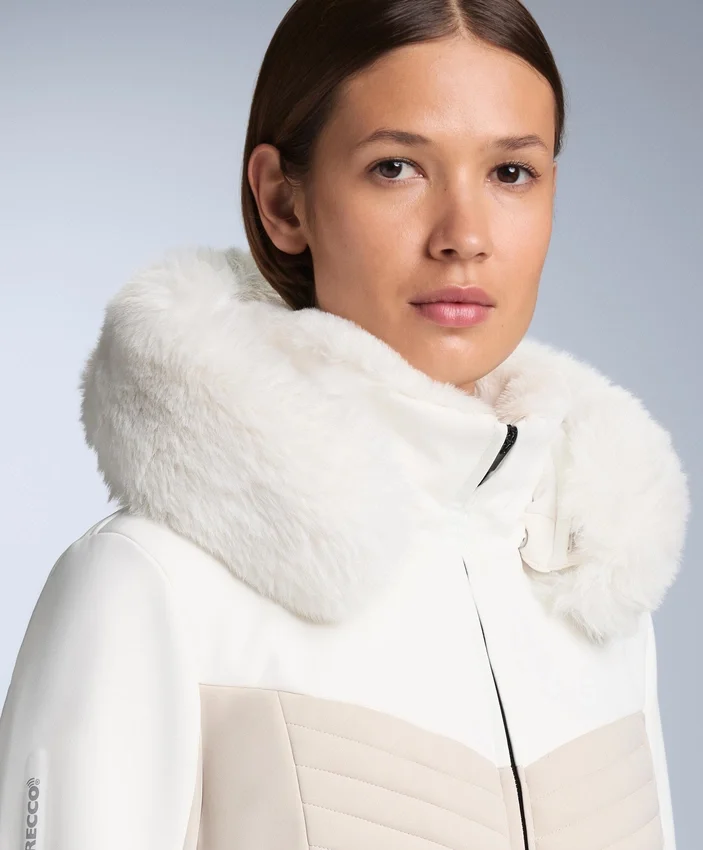 Super-Slim-Fit-Farbblock-Primaloft®-Ski-Jacke, wasserabweisend und wattiert Super-Slim-Fit-Farbblock-Primaloft®-Ski-Jacke, wasserabweisend und wattiert