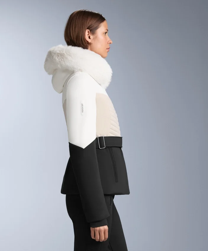 Super-Slim-Fit-Farbblock-Primaloft®-Ski-Jacke, wasserabweisend und wattiert Super-Slim-Fit-Farbblock-Primaloft®-Ski-Jacke, wasserabweisend und wattiert
