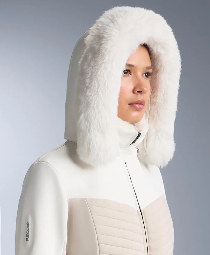 Super-Slim-Fit-Farbblock-Primaloft®-Ski-Jacke, wasserabweisend und wattiert Super-Slim-Fit-Farbblock-Primaloft®-Ski-Jacke, wasserabweisend und wattiert