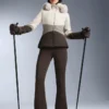 Super-taillierte, wasserabweisende Primaloft®-Skijacke im Colour-Block-Design Super-taillierte, wasserabweisende Primaloft®-Skijacke im Colour-Block-Design