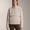 Sweatshirt aus Lammfelljacken mit Vordertasche Sweatshirt aus Lammfelljacken mit Vordertasche