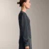 Sweatshirt mit asymmetrischen Streifen aus Modal Sweatshirt mit asymmetrischen Streifen aus Modal