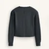 Sweatshirt mit asymmetrischen Streifen aus Modal Sweatshirt mit asymmetrischen Streifen aus Modal