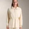 Sweatshirt mit halbem Reißverschluss aus Soft Touch-Modal Sweatshirt mit halbem Reißverschluss aus Soft Touch-Modal