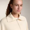 Sweatshirt mit halbem Reißverschluss aus Soft Touch-Modal Sweatshirt mit halbem Reißverschluss aus Soft Touch-Modal