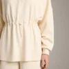 Sweatshirt mit halbem Reißverschluss aus Soft Touch-Modal Sweatshirt mit halbem Reißverschluss aus Soft Touch-Modal