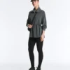 Sweatshirt mit halbem Reißverschluss aus Soft Touch-Modal Sweatshirt mit halbem Reißverschluss aus Soft Touch-Modal