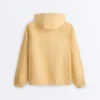 Sweatshirt mit halbem Reißverschluss, Fronttasche, aus einer Mischung aus Lyocell und 24 % Leinen Sweatshirt mit halbem Reißverschluss, Fronttasche, aus einer Mischung aus Lyocell und 24 % Leinen