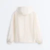 Sweatshirt mit halbem Reißverschluss, Fronttasche, aus einer Mischung aus Lyocell und 24 % Leinen Sweatshirt mit halbem Reißverschluss, Fronttasche, aus einer Mischung aus Lyocell und 24 % Leinen
