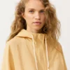 Sweatshirt mit halbem Reißverschluss, Fronttasche, aus einer Mischung aus Lyocell und 24 % Leinen Sweatshirt mit halbem Reißverschluss, Fronttasche, aus einer Mischung aus Lyocell und 24 % Leinen