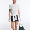 T-Shirt aus Baumwollmischung mit Streifen in Regular Fit T-Shirt aus Baumwollmischung mit Streifen in Regular Fit
