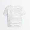 T-Shirt aus Baumwollmischung mit Streifen in Regular Fit T-Shirt aus Baumwollmischung mit Streifen in Regular Fit