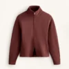 Taillierte Jacke aus gebürstetem Modal