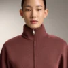 Taillierte Jacke aus gebürstetem Modal