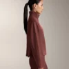 Taillierte Jacke aus gebürstetem Modal