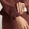 Taillierte Jacke aus gebürstetem Modal