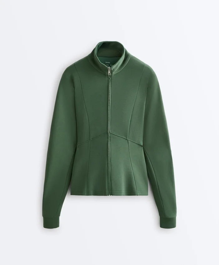 Taillierte Jacke aus Soft Touch-Modal Taillierte Jacke aus Soft Touch-Modal