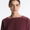 Tailliertes T-Shirt aus Baumwollmischung Tailliertes T-Shirt aus Baumwollmischung