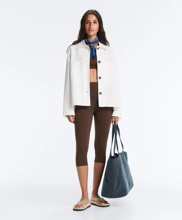 Taschenjacke aus Baumwollmischung Taschenjacke aus Baumwollmischung
