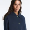 Taschenjacke aus Baumwollmischung