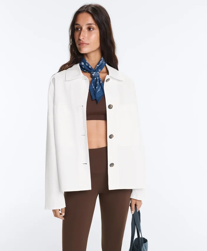 Taschenjacke aus Baumwollmischung Taschenjacke aus Baumwollmischung