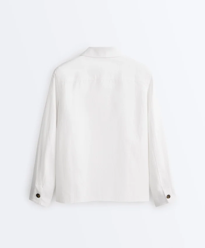 Taschenjacke aus Baumwollmischung Taschenjacke aus Baumwollmischung