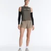 Technische 2-in-1-Shorts mit Karomuster und mittlerer Leibhöhe Technische 2-in-1-Shorts mit Karomuster und mittlerer Leibhöhe