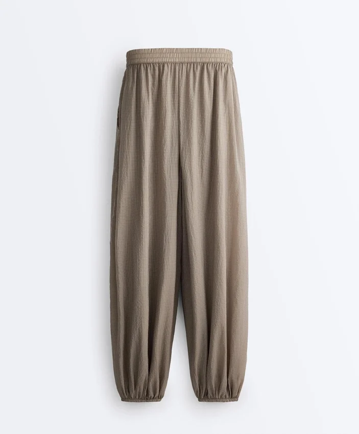 Technische Bloomer-Hose mit Karomuster Technische Bloomer-Hose mit Karomuster