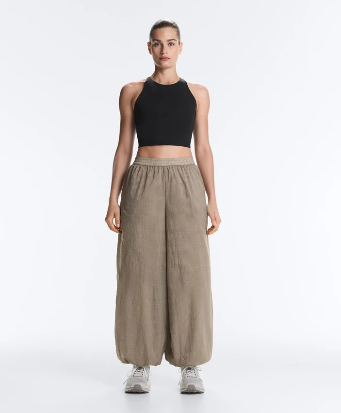 Technische Bloomer-Hose mit Karomuster Technische Bloomer-Hose mit Karomuster