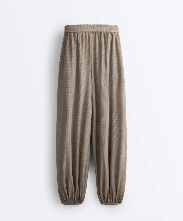 Technische Bloomer-Hose mit Karomuster Technische Bloomer-Hose mit Karomuster