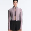 Technische Jacke mit schillernden Details Technische Jacke mit schillernden Details