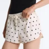 Technische Shorts mit Polka-Dot-Muster Technische Shorts mit Polka-Dot-Muster
