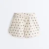 Technische Shorts mit Polka-Dot-Muster Technische Shorts mit Polka-Dot-Muster