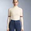 Thermisches T-Shirt aus Strick mit kontrastierenden Details Thermisches T-Shirt aus Strick mit kontrastierenden Details