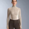 Thermo-T-Shirt mit kontrastierendem Rippstrick Thermo-T-Shirt mit kontrastierendem Rippstrick