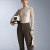 Thermo-T-Shirt mit kontrastierendem Rippstrick Thermo-T-Shirt mit kontrastierendem Rippstrick