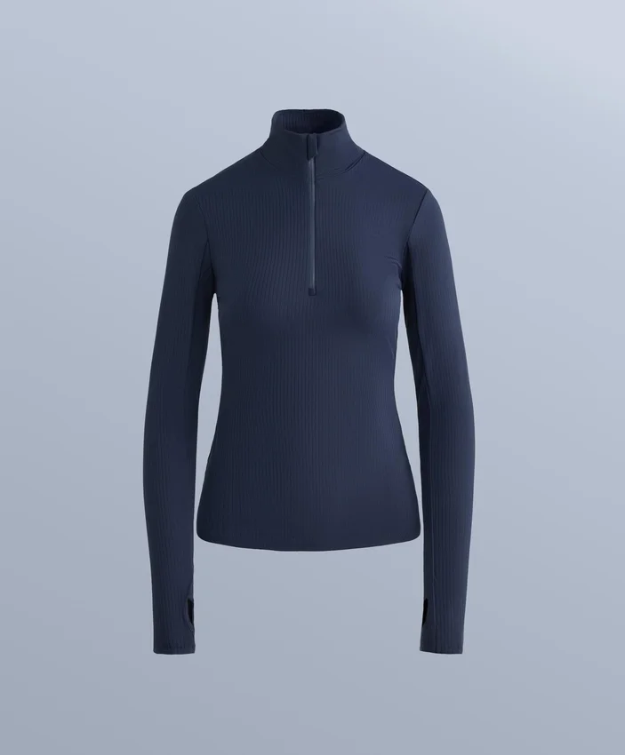 Thermo-Unterhemd mit Rippstrick-T-Shirt Thermo-Unterhemd mit Rippstrick-T-Shirt