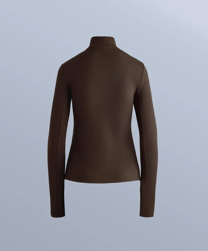 Thermo-Unterhemd mit Rippstrick-T-Shirt Thermo-Unterhemd mit Rippstrick-T-Shirt
